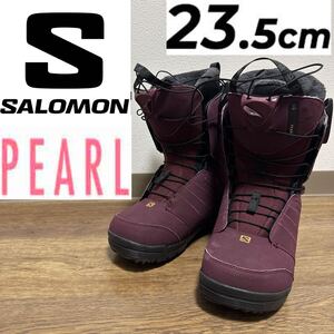 SALOMON サロモン PEARL パール レディース ウィメンズ ブーツ 靴 スノーボードブーツ 23.5cm 23.5 オールラウンド シューレース 紐 初心者