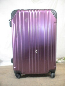 4700　紫　TSAロック付　スーツケース　キャリケース　旅行用　ビジネストラベルバック