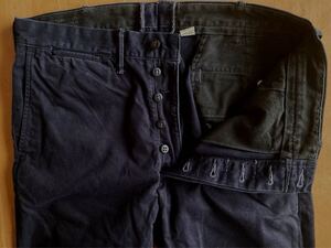 RRL インディゴツイルオフィサーズチノ 29/30 ダークインディゴ 近年モデル パンツ デニム ラルフローレン