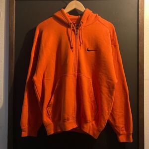 ビンテージ ヴィンテージ NIKE ナイキ ジップ パーカ オレンジ 90s 90年代