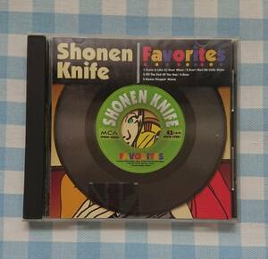 激レア&マニアック貴重CD (Shonen knife) 少年ナイフ【Favorites】 