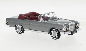 1/43 メルセデス ベンツ グレー IXO Mercedes 280 SE 3.5 W111 Convertible metallic-grey 1969 1:43 新品 梱包サイズ60