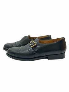 Santoni◆ドレスシューズ/UK6/BLK/レザー/箱有