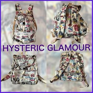 送料無料　 ‘90年代 HYSTERIC GLAMOUR 総柄 リュック バックパック 