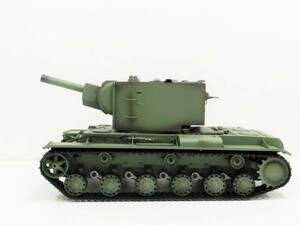 【塗装済み完成品 赤外線バトルシステム付 対戦可能】HengLong Ver.7.0 2.4GHz 1/16 戦車ラジコン ソビエト　KV-II ギガント 3949-1