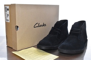 Clarks クラークス DESERT BOOT Evo デザートブーツ エヴォ ブラック スウェードレザー チェッカブーツ/シューズ 30.5cm相当 UK12 未使用