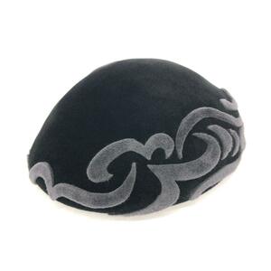 美品◆maxim マキシン ヘッドドレス ◆ ブラック トークハット レディース 帽子 ハット hat 服飾小物