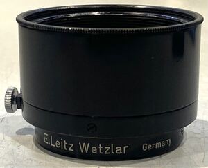 241215C☆ LEICA E.Leitz Wetzlar Germany ズーム式 メタルレンズフード ♪配送方法＝おてがる配送宅急便(EAZY)♪