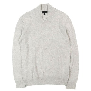 16aw セオリー Theory CASHMERE 2 LINOS カシミヤ100％ ニット セーター ショールカラー プルオーバー S ライトグレー メンズ YBA10