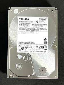 【送料無料】　★ 4TB ★　TOSHIBA / DT02ABA400V　【使用時間： 603 ｈ】　2022年製　良品　3.5インチ内蔵HDD　SATA　AVコマンド対応　