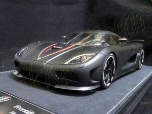 即決 ◆未展示◇限定255台◆ 1/18 フロンティアートFronti.Art ケーニグセグKoenigsegg アゲーラAgera R マット.ブラック艶消黒Matte.Black