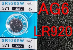 ●即決【送料63円】1個51円　 AG6 LR920 LR921 LR69 371A SR互換 アルカリ互換電池　使用推奨期限：2028年12月★