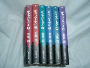 TVアニメ再放送中★ジャンプコミック文庫★キャッツアイ★第1,2,7,8,9,10巻★北条司★レア中古本６冊セット