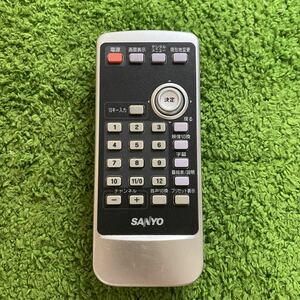 SANYO NVP-RDTV30 地デジチューナー用リモコン 作動チェック済み　★1511