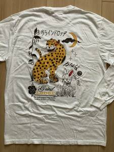 新品未使用 希少 GRINDLODGE 13周年記念デザイン 長袖Tシャツ ホワイト Lサイズ グラインドロッヂ