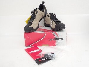 【未使用展示品】SIDI/シディ MTBシューズ/ツーリングシューズ SD15 SAND BLACK Size 43(EUR) 27.5cm(JP) 元箱付 ◆ 701A4-31