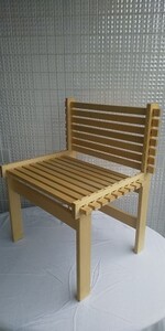 【本物の北欧ビンテージ家具を貴方へ！】NRA社グンナル・アガール・アンデルセンLamella chair【ビンテージ正規極美品】