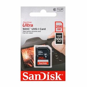 新品 SanDisk SDカード SDXC 256GB UHS-I 100MB/s SDSDUNR-256G-GN3IN