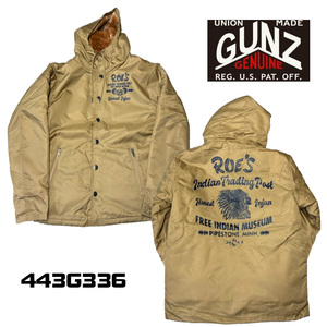 【1点限り！39%オフ！】GUNZ　ガンズ　GUNZ ROE S Pt　裏ボアフードジャケット　カーキ　M　443G336