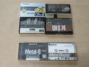 未開封　カセットテープ / メタル（metal）90分 2本 / ハイポジション（HIGH POSITION）4本