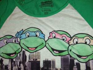 nickelodeon TURTLES(ニコロディオン　タートルズ）長袖Tシャツ　キッズL（11/13)