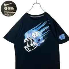 NIKEナイキ アメフトヘルメットビッグプリント スウッシュロゴ TシャツL