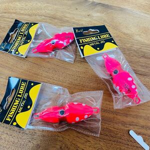 3個セット FISHING LURE 鉛式ビンビンスイッチ 80g 100g 120g タイラバタイラバ 鯛ラバジグ タイラバヘッド 