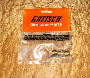 新品 Gretsch 純正 Strap Buttons and Screws (2個) Gold グレッチ ストラップボタン ゴールド ピンKnobsノブPinボルトBoltアメリカ製USA