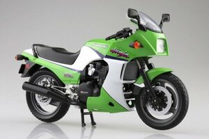 アオシマ 完成品バイク 1/12 KAWASAKI GPz900R ライムグリーン