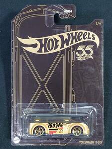 ★ホットウィール★Pearl＆Chrome VOLKSWAGEN T1 GTR 55th CHASE ヤマダ電機限定 フォルクスワーゲン T1-GTR チェイス 海外版 HW HotWheels