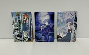 未使用【テレフォンカード / エヴァンゲリオン / 綾波レイ 2枚 ＋ 惣流・アスカ・ラングレー1枚】50度・3枚