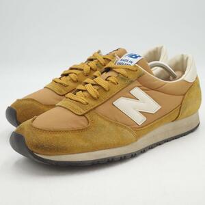 new balance ニューバランス スニーカー USA10.5 約 28.5cm キャメル MNCSTN イングランド製 アメカジ 完売モデル