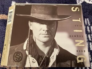 レア【CDシングル・CDS】95年 全英15位「This Cowboy Song」Sting（スティング）