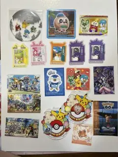 ポケモンシール　ステッカー　コースター　カード　まとめ