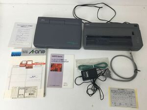 ●営ST146-120　富士通 FUJITSU ワープロ OASYS 30AD-EX(JIS) OA30ADEX-J　D86L-7000-0023 プリンタ装置 F6163T1　テストプリント用紙付き