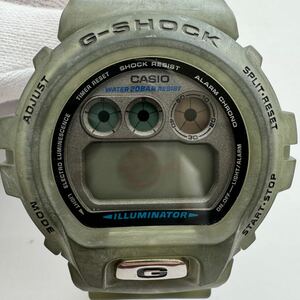 ★1円スタート★CASIO カシオ G-SHOCK Gショック FIFAワールドカップ フランス98 メンズ 腕時計 DW-6900WF ジャンク グレー系 スケルトン