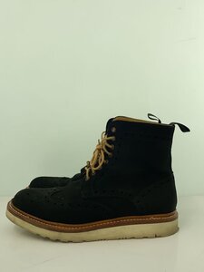 Berwick◆レースアップブーツ/UK7.5/BLK/スウェード