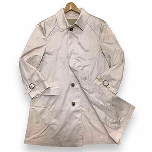 サルヴァトーレフェラガモ　ロングコート コート ステンカラーコート　ピンクベージュ　XLサイズ相当　50 ガンチーニ金具　紳士服