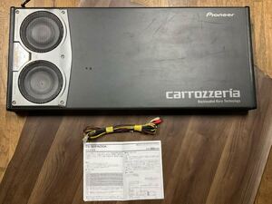 カロッツエリア TS-WX1600A サブウーハー MAX200W 中古品