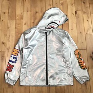 Aurora shark hoodie jacket Sサイズ a bathing ape BAPE エイプ ベイプ アベイシングエイプ シャーク パーカー ジャケット w9