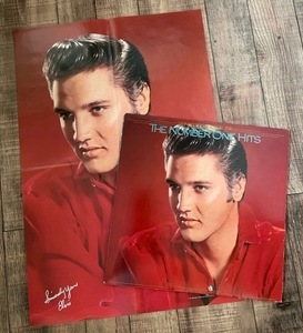 LP■Elvis Presley★エルビス・プレスリー The Number One Hits 18曲 ベスト USオリジナル盤／ポスター、パンフ付属