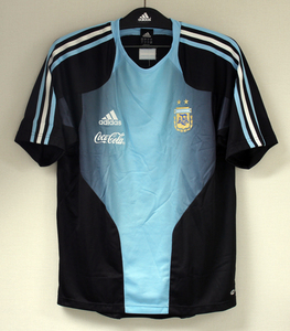 04-05アルゼンチン Argentina AFA プラクティス 半袖 adidas正規 スポンサー仕様 S or M