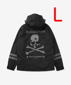 ◆サイズ L◆ MASTERMIND WORLD Hurley SNOW JACKET BLACK マスターマインド ワールド ハーレー スノージャケット スノボジャケット 黒