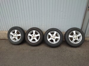 YOKOHAMA(ヨコハマ) GRASS CF 4 PCD100 4.00J +42 ブリジストン ecopia145/80 R13