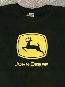 John Deere Tシャツ ロゴ　ジョンディア　アメリカ　ビンテージ　USA トラクター　耕運機　古着　アメカジ