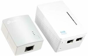 TP-Link WiFi 中継機 PLCアダプター TL-WPA4220 KIT 11n 300Mbps 無線LAN