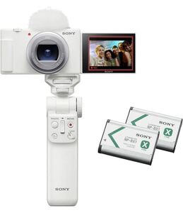 送料無料！展示品 未使用 SONY VLOGCAM ZV-1Ⅱ デジタルカメラ SHOOTING GRIP KIT ソニー