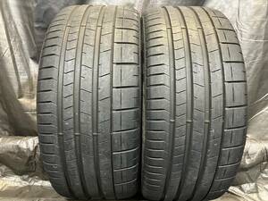 バリ溝 ピレリ 245/35R20 P ZERO F02 2本セット 中古 程度良好 PIRELLI 245/35-20 Eクラス S60 V60 スパイダー ケイマン 911 など