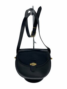 Christian Dior◆ショルダーバッグ/レザー/BLK