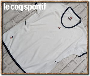 ☆le coq sportif　ルコックスポルティフ　刺繍入りカットソー　白☆やや難